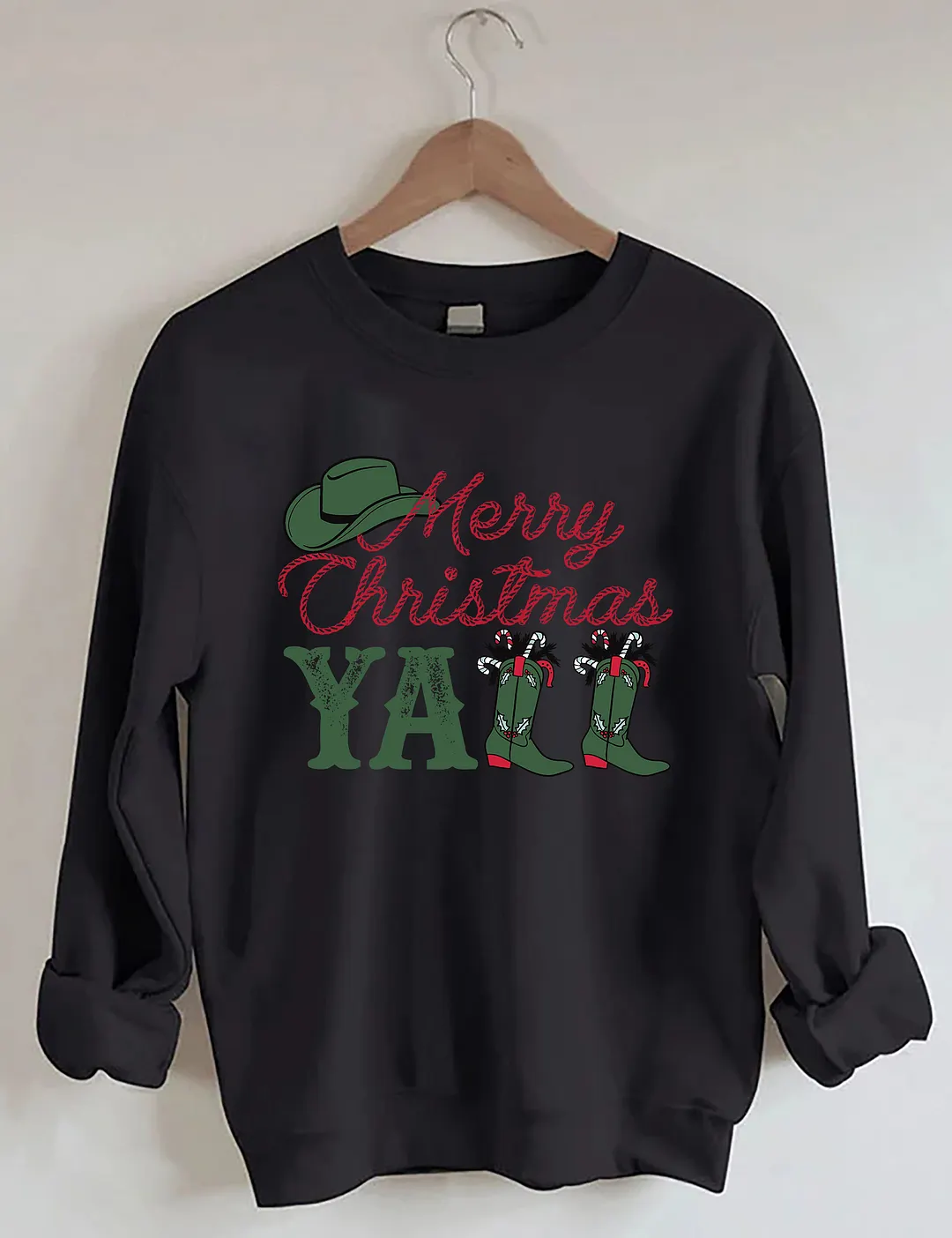 Cowboy Merry Christmas Sweatshirt