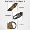 4Pcs Hanging Belt Buckle Nylon Webbing Buckle Camping Hiking Outdoor Accessories