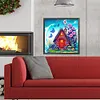 >SALE<5D DIY Full Round Drill Diamond Painting Chalet Decor 40x40cm