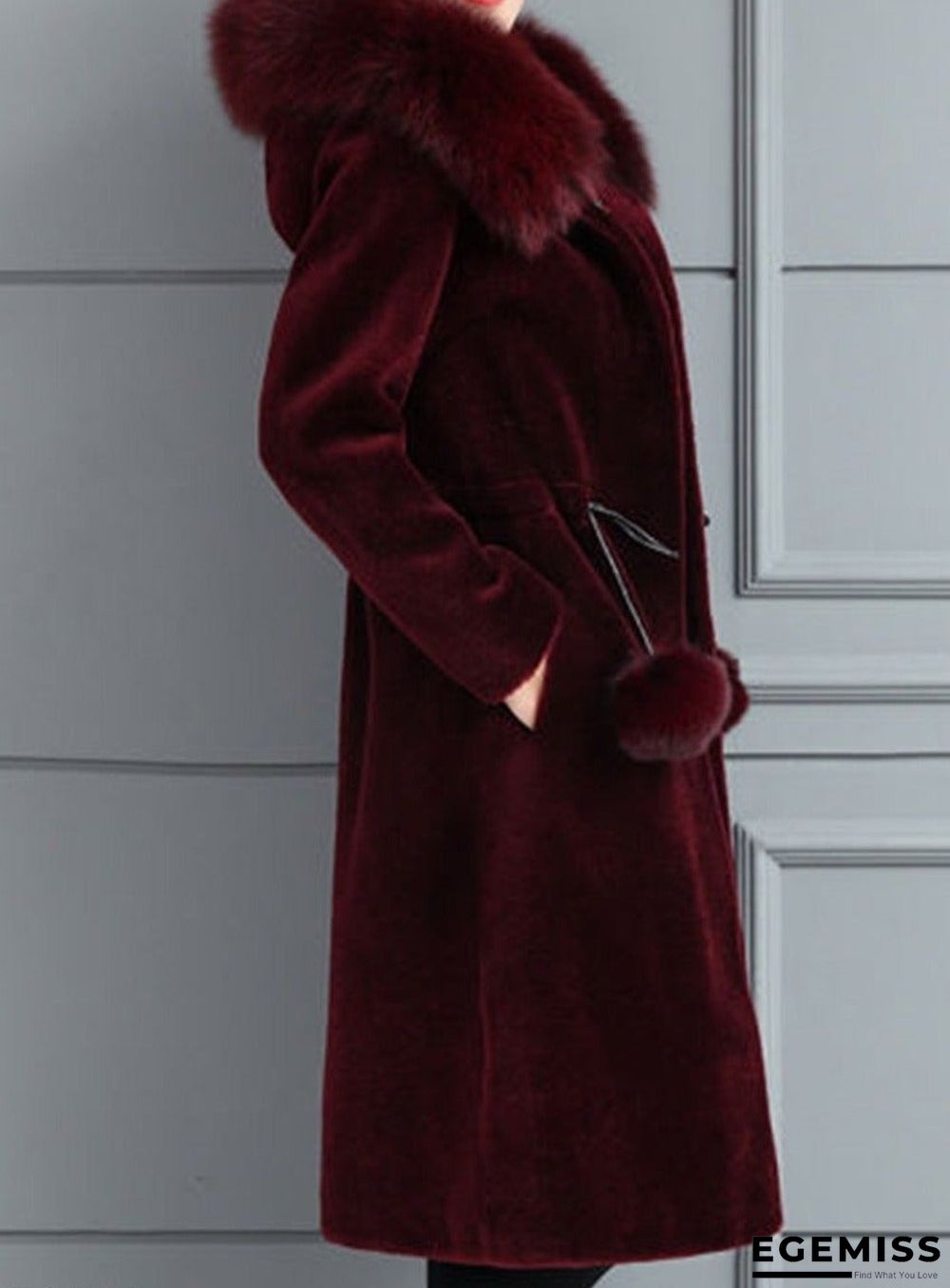 New ins women's medium and long imitation mink coat | EGEMISS