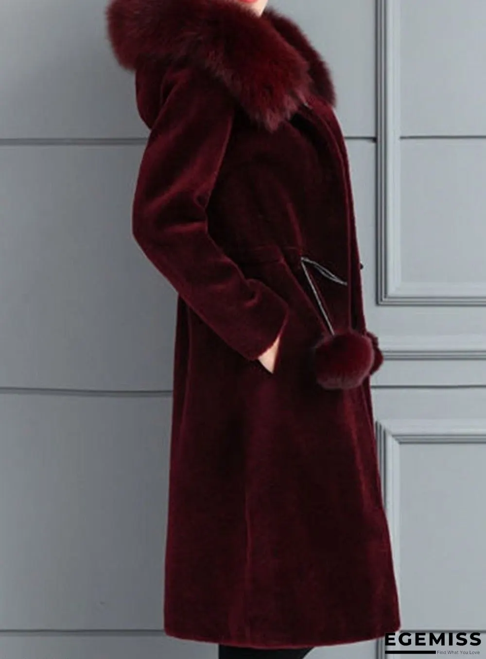 New ins women's medium and long imitation mink coat | EGEMISS