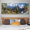 Diamond Painting-DIY Full Round Drill Deer (90X30cm)