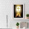 Glowing Cross And Book-Full Round Diamond Painting 30*40cm/40*50cm