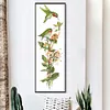 Bird Flower - 9CT Partial Beaded Cross Stitch Kit(16x53cm)
