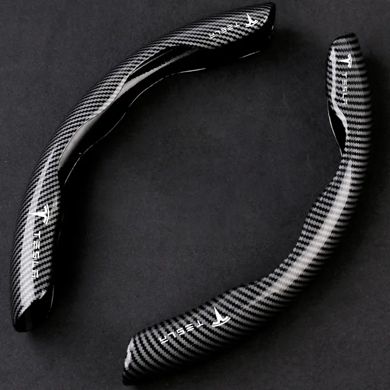 🔥HOT SALE🔥Car Carbon Fiber Steering Wheel Cover（2PCS）