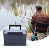 Plastic Fishing Box Minnow Squid Jig Hard Bait Container Hard Lure Sea Tool Case