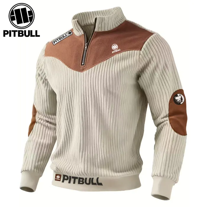 Kurtka jesienna PITBULL&reg; z zamkiem błyskawicznym do połowy i podszewką z polaru