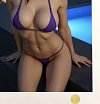 Swimsuit Ver. Tifa Lockhart Decorative Painting - (FF7) Final Fantasy VII - H-TWO Studio