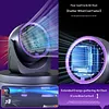 Desk Fan 100-Speed Digital Display Turbo Table Fan with Rechargeable Battery Wall-Mouted Design for Bedroom Home Office Travel