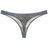 Sexy Transparent Ice Silk Low-Waist Seamless Thong
