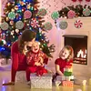 12pcs Special Shape Diamond Drawing Snowman Christmas Santa Hanging Ornament Kit