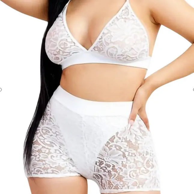 Churchf New Love Black Home Clothes Two-Piece Set Of Fashion And Comfortable Lace Lace Pajamas Set