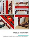 Engineering High-Precision Anti-Fall Solid Strong Magnetic Level Foldable Level Ruler Strong Magnetic High-Precision Household ABS Solid Anti-Fall Ruler Balance Measurement Level