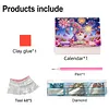 Diamond Painting Fireworks Goblin 2027 Paper Calendar Monthly Flip Tabletop Calendar Kit
