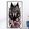 5D DIY Full Round Drill Diamond Painting Wolf Kit Art Home Decoration (NH3249)