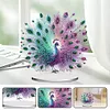 (US Local)Acrylic Special Shape Peacock Diamond Painting Ornaments Desktop Decor Kit