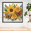Sunflower Buttfly-Special Shaped Diamond Painting Kit