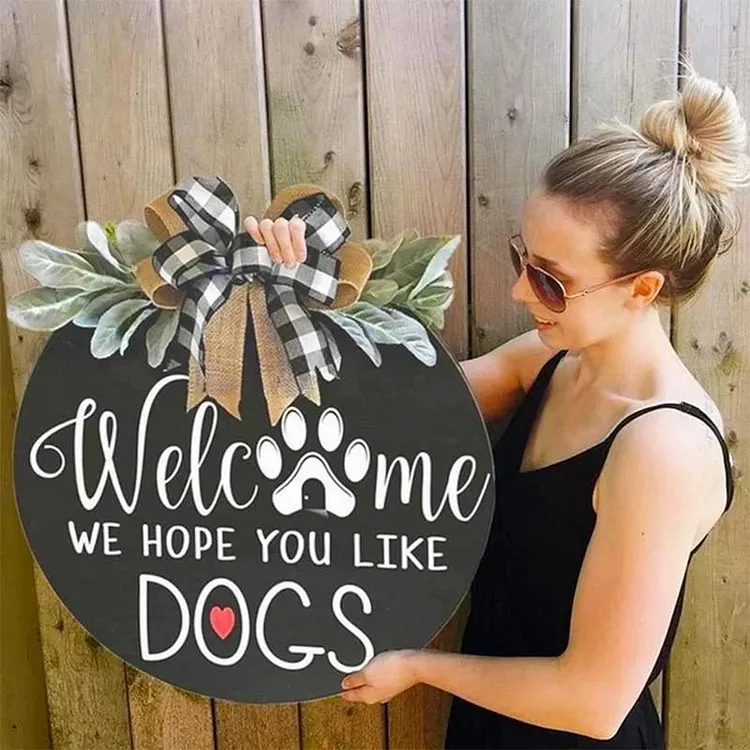 🔥50% OFF - High Quality Wooden Signs Welcome