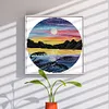 Sunset-14CT Stamped Cross Stitch Kit(31*31cm)