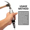 13 PCS Impact Screwdriver Set Manual Impact Driver for Removing Rusted Fasteners