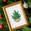 12pcs Plants DIY Mini Square Diamond Painting Set 14x18cm