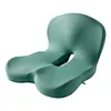 Memory Foam L-Shaped Integrated Seat Cushion with Lumbar Support Sitting Pillow
