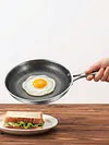 304 Stainless Steel Frying Pan With Handle Universal Steak Cooking Pot Non-Coated Single Sided Honeycomb Skillet Suitable for Fried Egg Steak