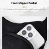 Sports Chest Bag Adjustable Shoulder Strap Front Running Vest Bag for Men Women