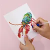 12pcs Marine Animals 5D DIY Square Drill Diamond Painting Kits for Adults Beginners Home Decor Diamonds Paintings Gem Art 5.91x7.09in