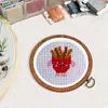 (US Local)Round Embroidery Hoops Circle Cross Stitch Hoop Ring for Quilting Stitching