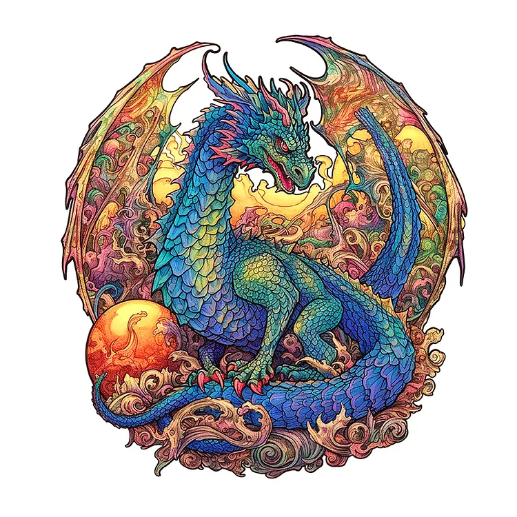 Dragon - Wooden Jigsaw Puzzle