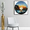 Sunset-14CT Stamped Cross Stitch Kit(31*31cm)
