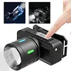 LED Headlamp Rechargeable Head Light for Outdoor Camping Fishing (Three Colors)