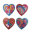 4pcs Diamond Painting Cartoon Refrigerator Magnets Sticker Kit