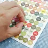 DMC 447 Colors Number Label Stickers for Diamond Painting Storage Box Bottle (Colorful)DIY Diamond Art Accessories