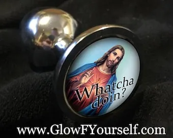 jesus anal plug Plug Anal Transparente em Silicone com Base 15x3cm