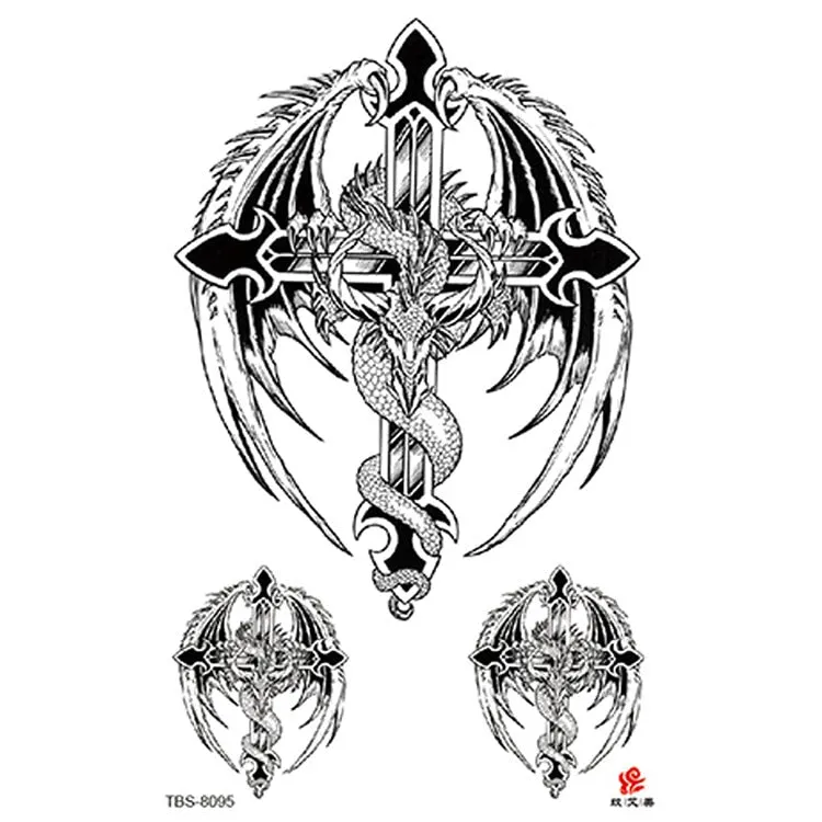 Tattoo Sticker Totem Symbol Temporary Sleeve Tattoo Waterproof Sexy Body Art Fashion