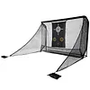 [US Local Warehouse] Golf Hitting Practice Net with 2 Side Barriers & Storage Bag 10x7ft Golf Hitting Aid Net Personal Driving Range for Backyard Driving Chipping Training Swing