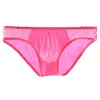 Men's low-waist sexy ice silk briefs