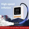 Tire Inflator 120 PSI Portable Air Compressor with LED Light Cordless Bike Pump