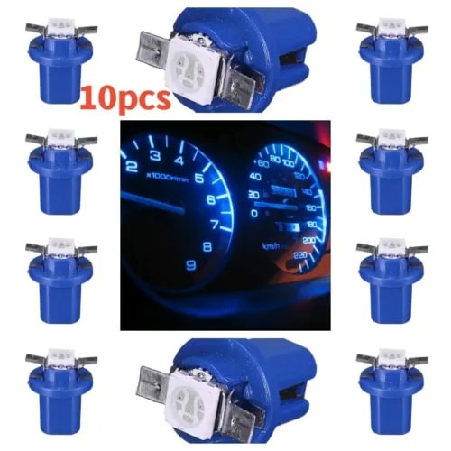 Dronehint 10Pcs Universal T5 SMD Car Parts Dashboard Instrument Panel LED Lights Bulbs (For: Acura) Parts