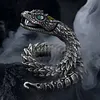 Dragon Retro Snake Bracelet Unisex Stainless Steel Alloy Bangle New