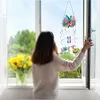 (US Local)DIY Diamond Painting Double Sided 3D Wind Chime Pendant Hanging Kit