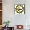 >SALE<5D DIY Partial Special Shaped Drill Diamond Painting Kit Wreath Decor 30x30cm