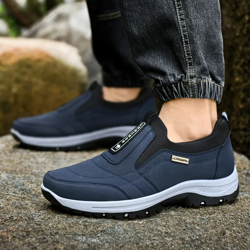 🔥Authenticity Guaranteed-Men's Comfortable Waterproof Breathable Orthopedic Walking Shoes Hiking Shoes