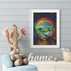Full Cross Stitch Kits Boy Sitting by Window 14CT Counted Embroidery DIY