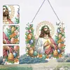Acrylic Jesus Easter Egg 5D DIY Diamond Painting Hanging Pendant Kit