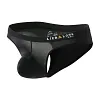 Men's U-convex large pouch ice silk bikini briefs