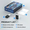 Wired To Wireless Carplay & Android Auto Wireless Carplay Adapter BT 5.3 Dongle