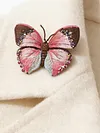 DIY Embroidery Sewing Craft Brooch Clothes Decoration Embroidery Butterfly Lapel Pin for Backpack Pants T-Shirt Jacket Bags Dress Jeans